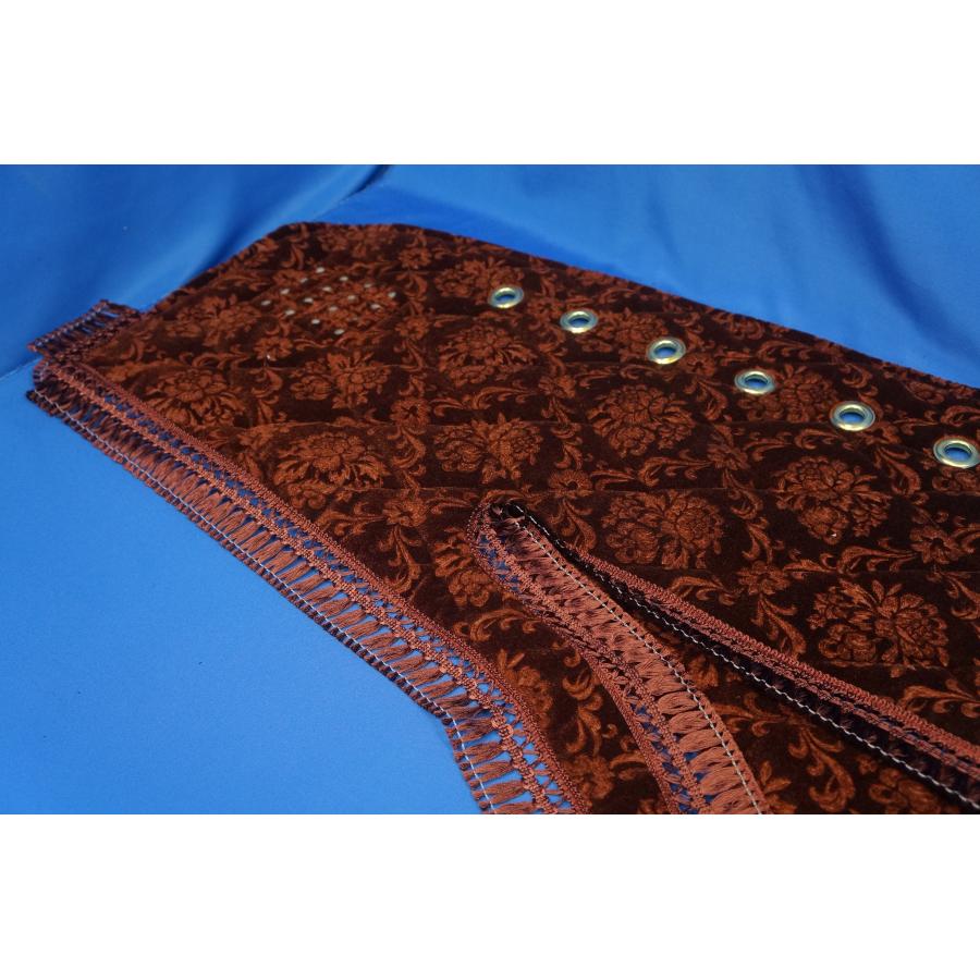 17プロフィア 小物入れ付き車 用 ローレル 縦柄 リング付き ダッシュ