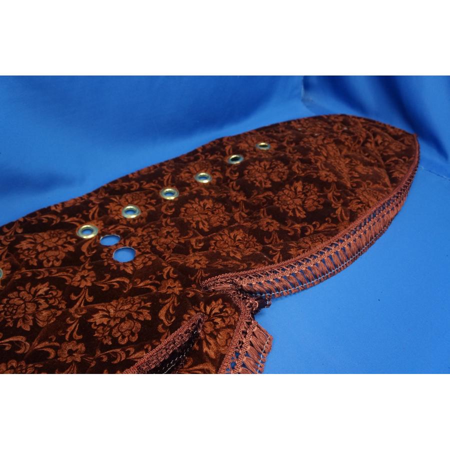 17プロフィア 小物入れ付き車 用 ローレル 縦柄 リング付き ダッシュ