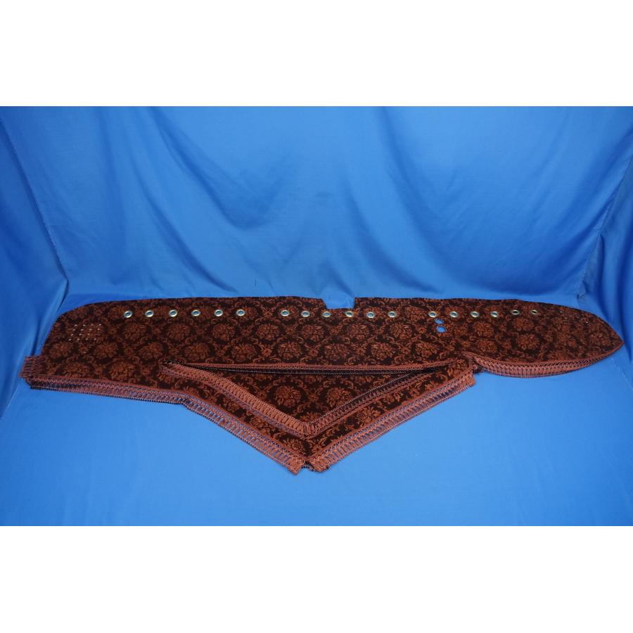 17プロフィア 小物入れ付き車 用 ローレル 縦柄 リング付き ダッシュ