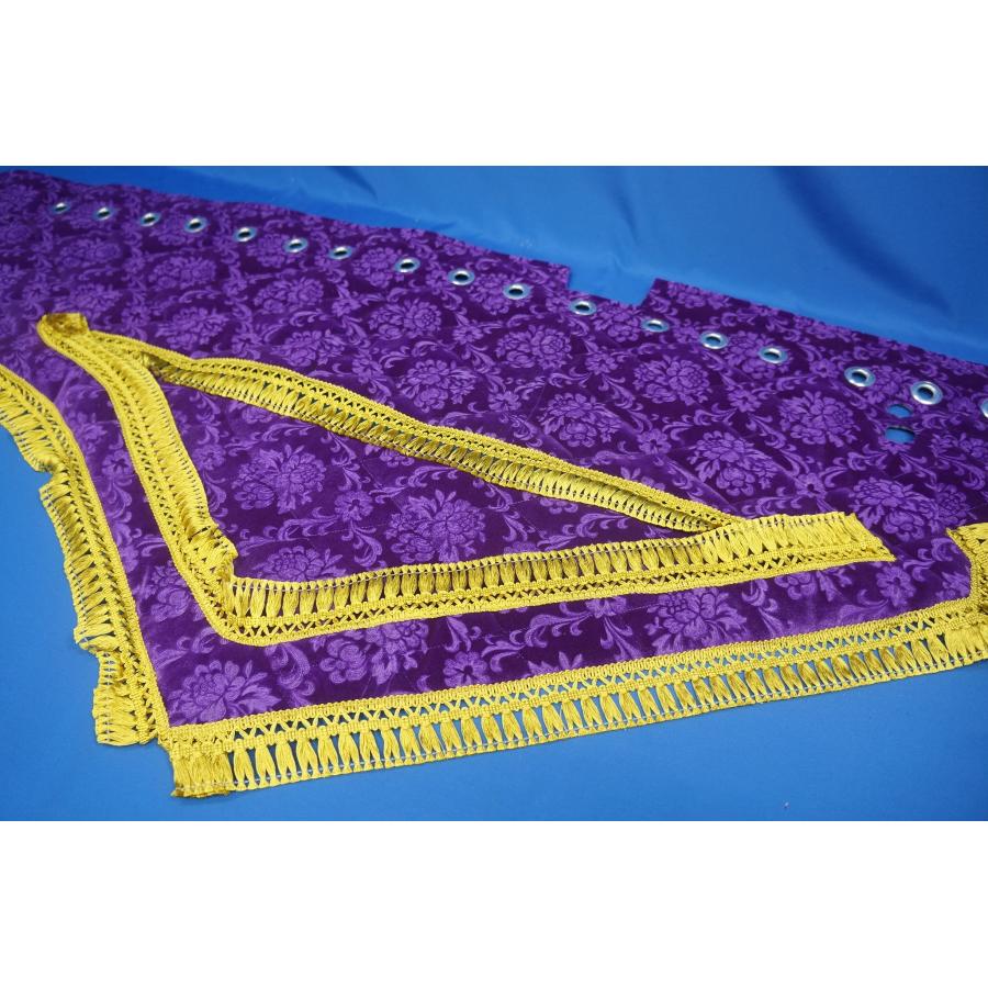 17プロフィア 小物入れ付き車 用 ローレル 縦柄 リング付き ダッシュ