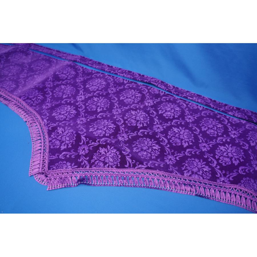 UDクオン用 ローレル 縦柄 ダッシュマット パープル : トラック