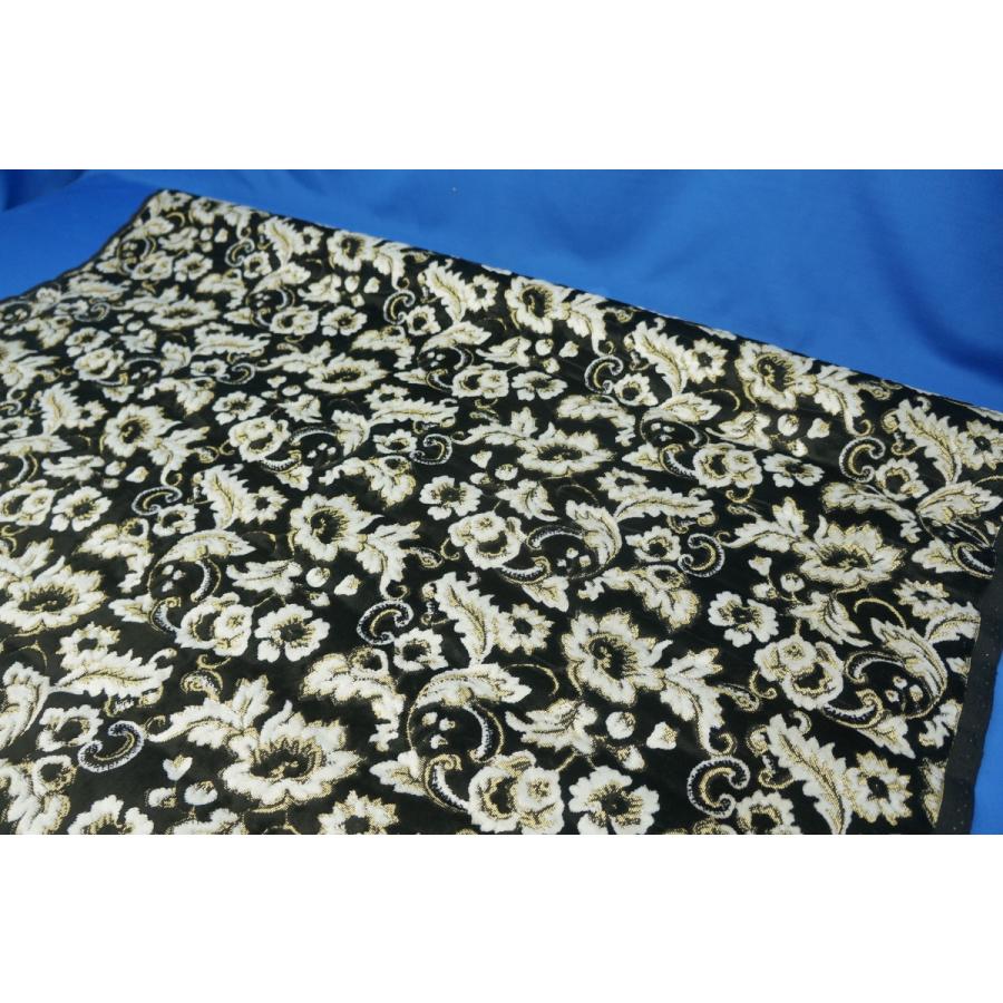 金華山 小雪 生地のみ のり付き 1m〜 ブラック 1350mm×1000mm