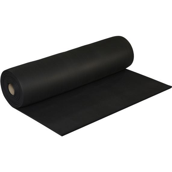 仮設養生ゴム スポンジロール巻 約5mm厚 黒 1m×10m 1巻 光 SREP105