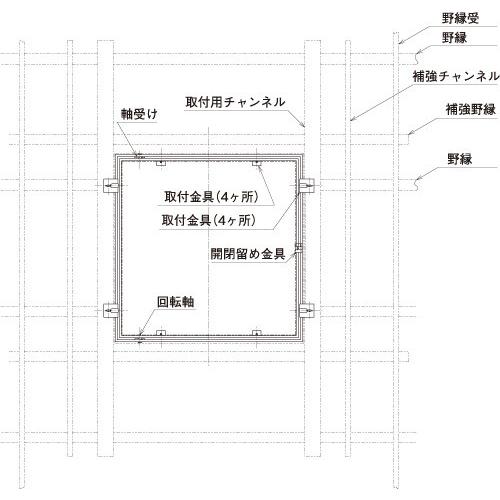 アルミ天井点検口 300角 ワニハッチ 10台入り 《人気商品！》 : 建材