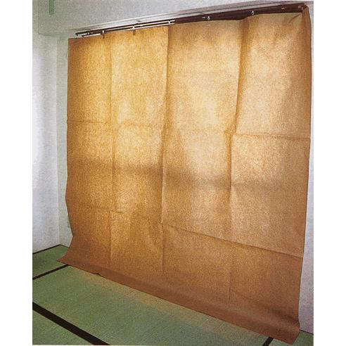 日除けカーテン クレープ製 巾 2mx長さ1.95m 50枚入(1ケ−ス 