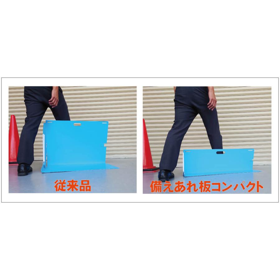 備えあれ板コンパクト 止水板 水害防止パネル 3枚入り（固定クリップ9