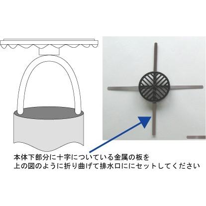 塩ビストレーナーキャップ タテ引 NF-11T 巾110mm用 屋上 ベランダ用