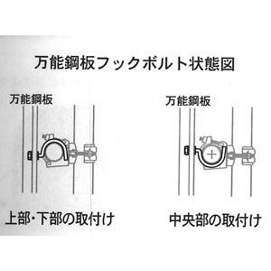 万能鋼板フックボルト S型 300個 008058 : 建材Ladyにおまかせ 