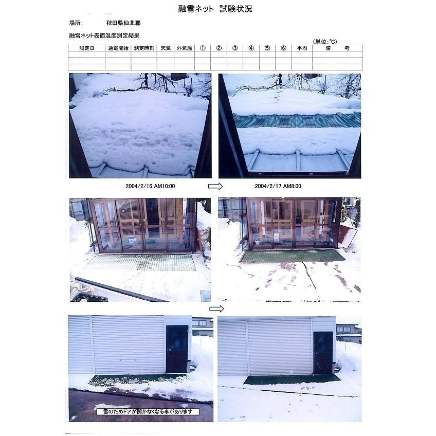 融雪ネット淡雪 直列 800mm×2000mm 100V日本製 : 建材Ladyにおまかせ