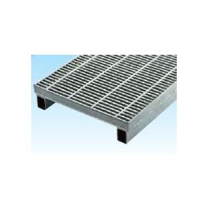 グレーチングJIS側溝用かさ上げ細目滑り止め付グレーチング本体寸法mm　620×997×55×125mm 長さ997mm 高さ125mm WKJS-X62‐955 平型パッキン付タイプ