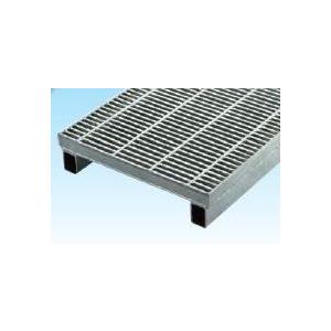 グレーチング国土交通省タイプかさ上げ細目滑止付グレーチング本体寸法mm　530×995×25×100mm 長さ995mm 高さ110mmWKYS-X53‐525 平型パッキン付タイプ