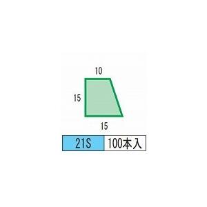 発泡目地棒 片転び 片テーパー型　品番21S（15-15-10）　100本入り　型枠にコンクリートを打ち込む際に｜kenzai-yamasita