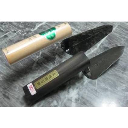左官こて・左官コテ 道具鏝】 柳葉（ヤナギバ）鏝 ヒシカ印 丈 135mm 