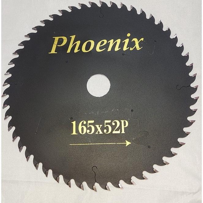 木工用チップソー 外径165×刃数52P 丸のこ 替え刃 フェニックス