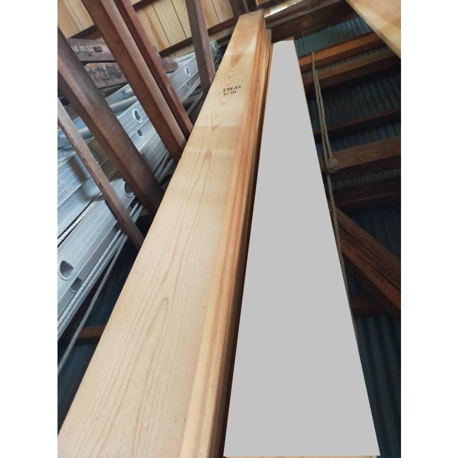福山通運営業所止め】杉 枠板 5寸幅 幅15cm×厚3.4~3.6cm×長さ4.4~4.7m