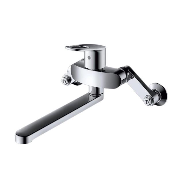 TOTO 壁付エコシングル混合栓 寒冷地仕様 TKY01305ZA : 建材 