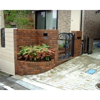 最安値に挑戦 花壇 積みレンガ Diy ブロック レンガ 質の高い国産の積みレンガ 庭 49個セット １平米 プラム レンガ Lncci La