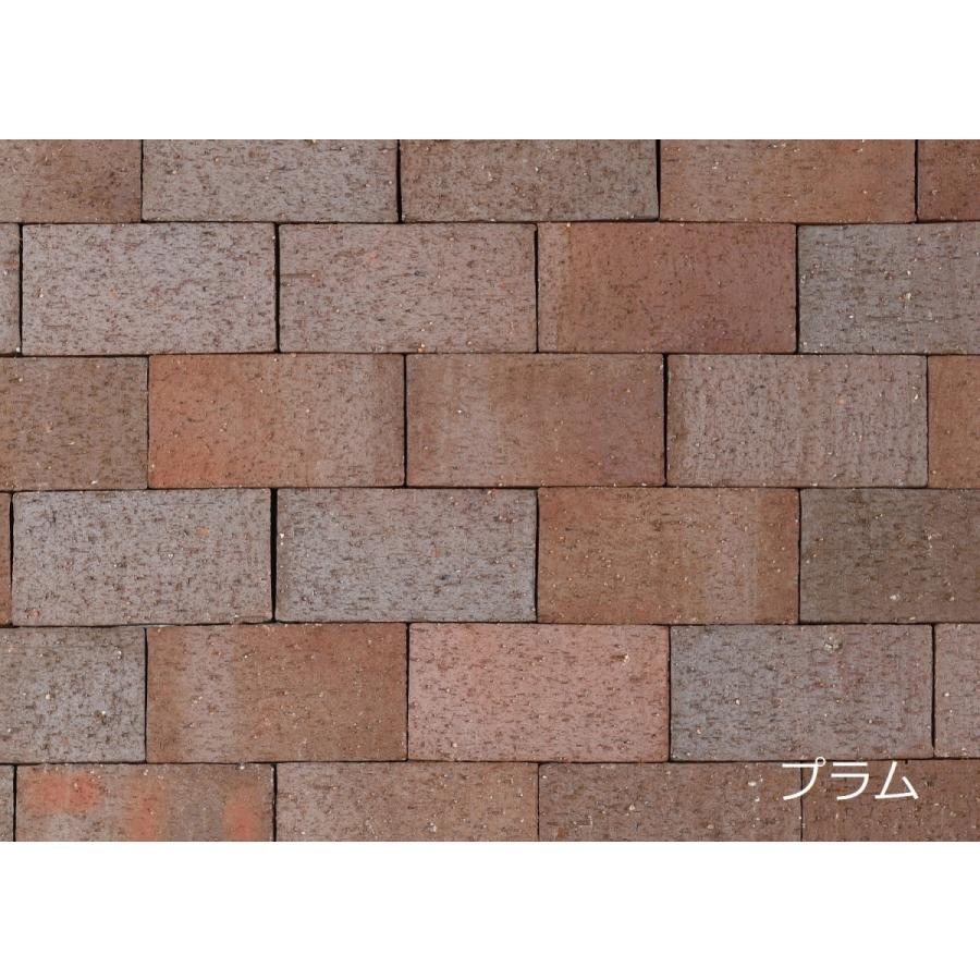 超新作 レンガ 質の高い国産オリジナル敷きレンガブロック レンガ ブロック Diy 敷きレンガ 花壇 庭 プラム 38個 １平米 Metrodis Org