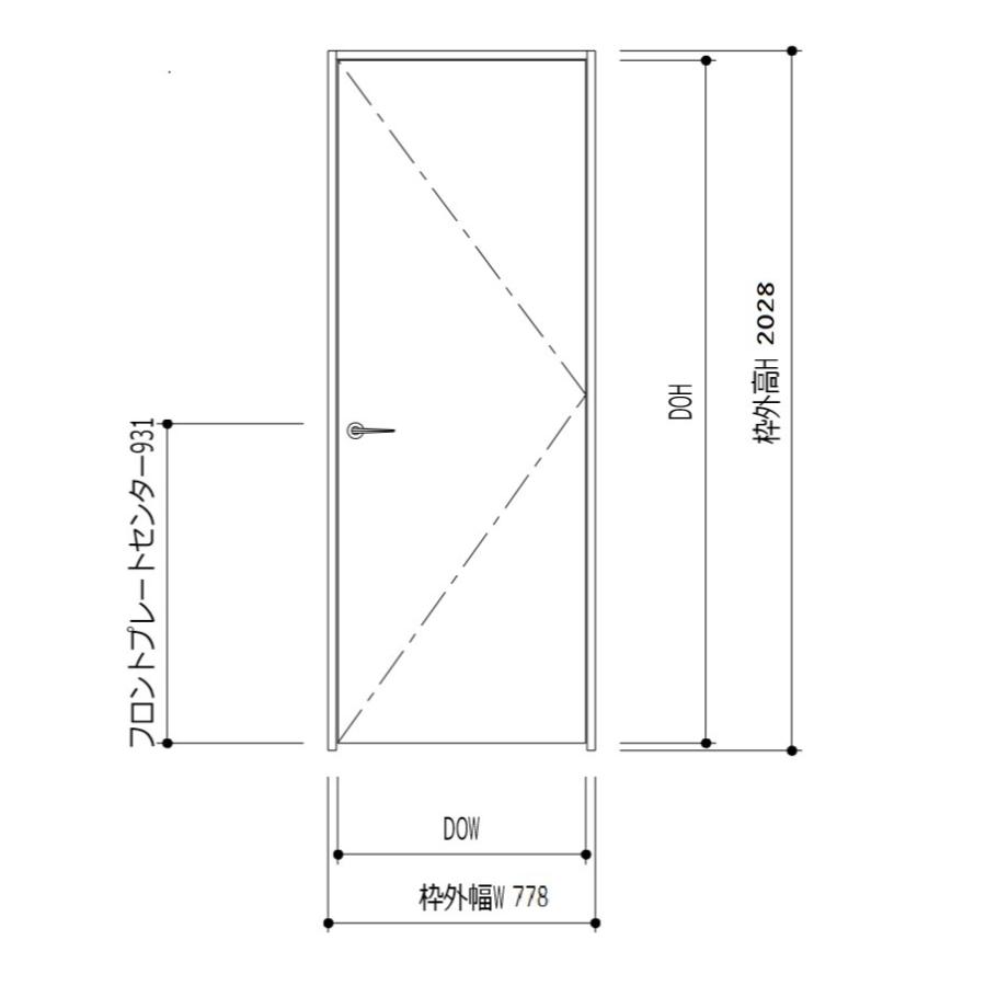 開きドア 枠外寸法 高さ28 幅778 枠幅95 レバーハンドル付き スキスムs フラットデザイン 左吊元 ｄｂ色 ｅｉｄａｉ 001 建材屋 Com ヤフーショップ 通販 Yahoo ショッピング
