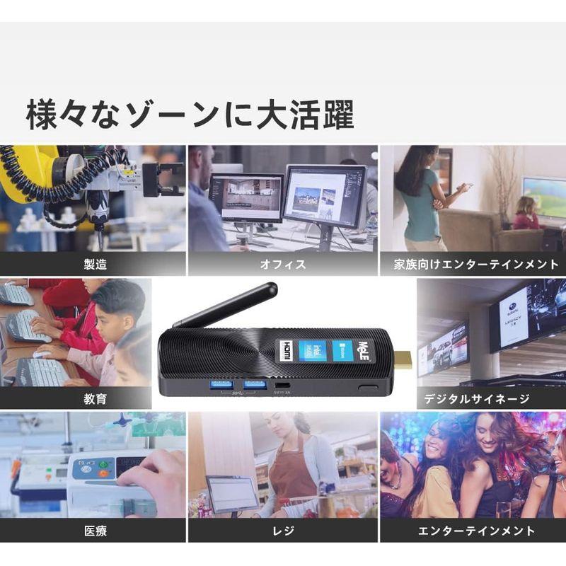 動作確認 スティックpc PCG02 ミニPC スティック型 インテル Celeron J4125プロセッサー 8GB DDR 128GB eMMC 【3727871142】(19630円)