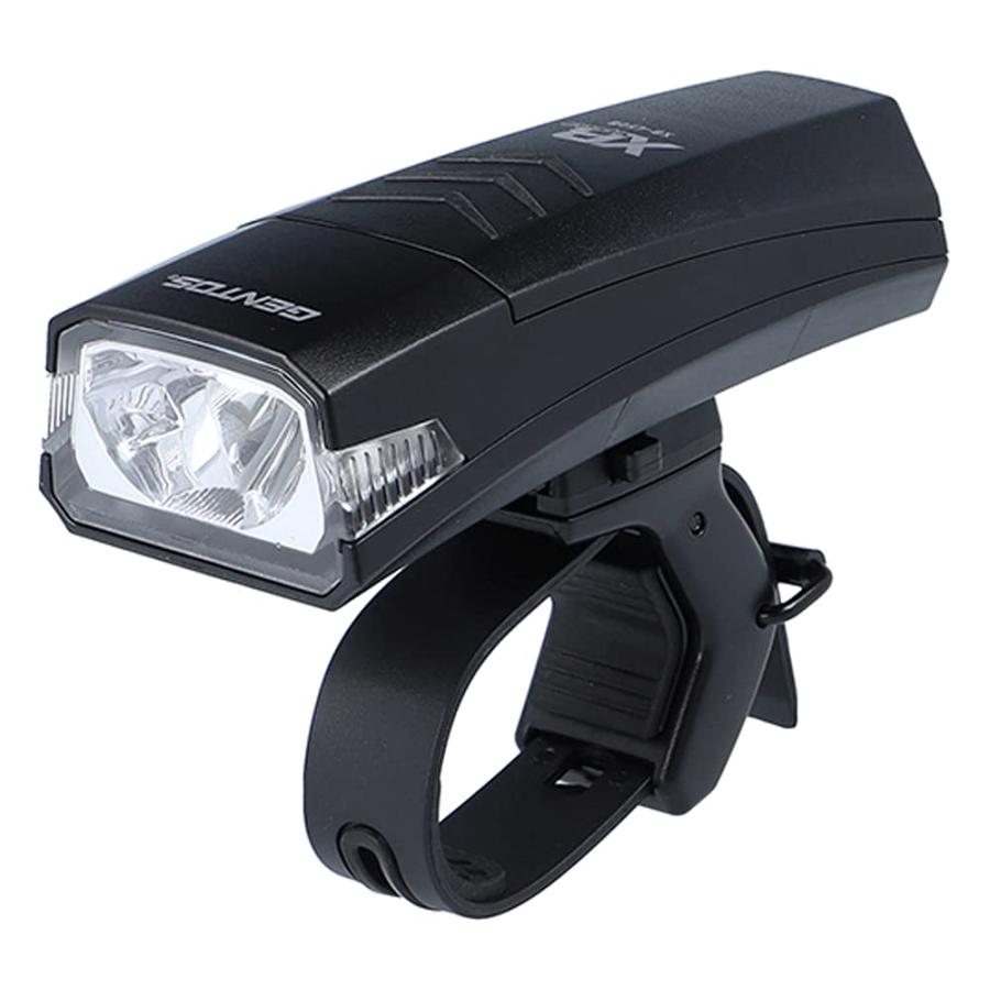 GENTOS(ジェントス) 自転車 ライト LED バイクライト 単3電池式 210ルーメン 防滴 XB-450B ロードバイク ブラック（Yahoo!・鈴木物産）