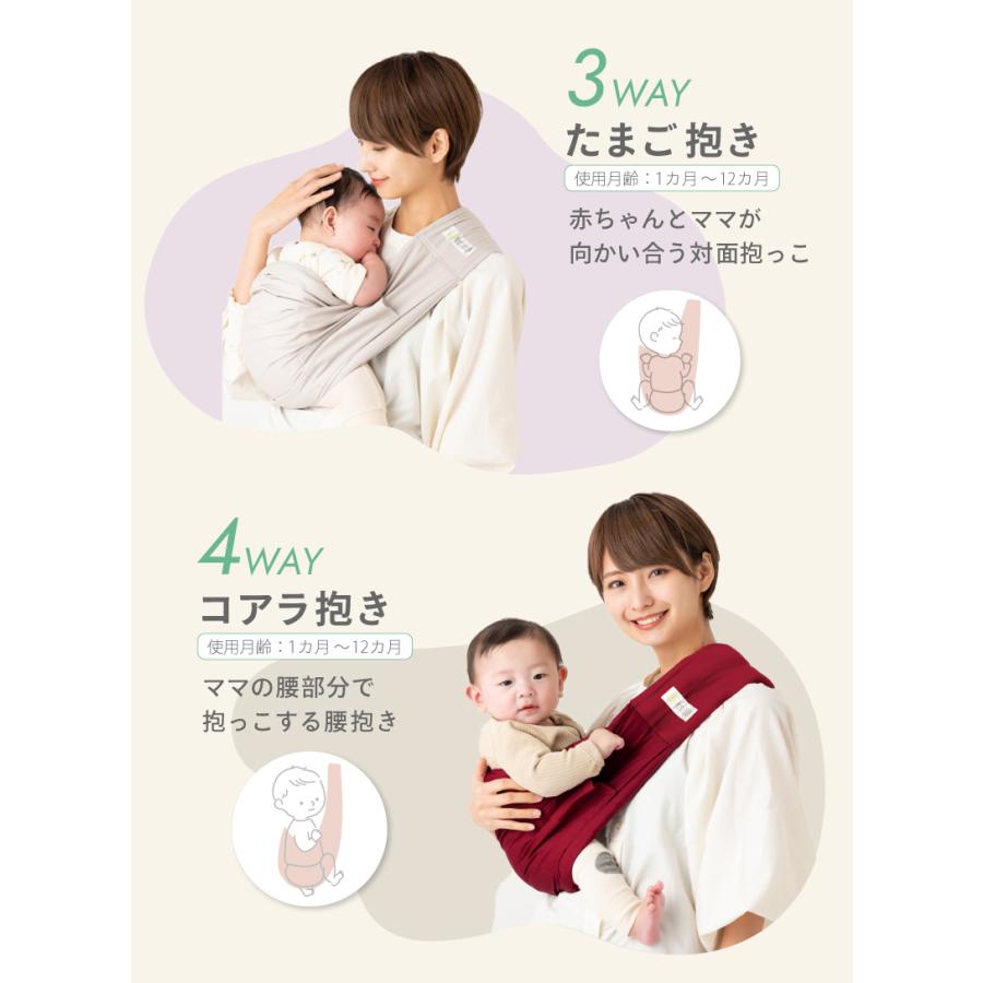 kerata（ケラッタ） メッシュ ベビースリング 抱っこ紐 新生児