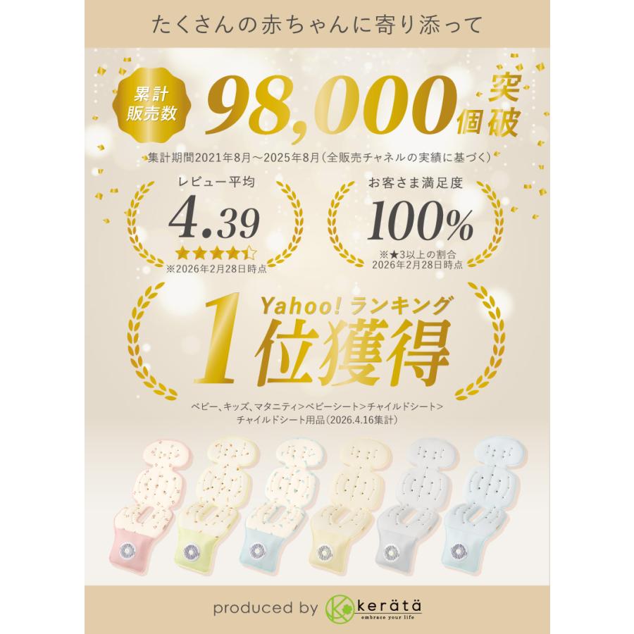 【第1位】(ケラッタ) 冷感 ベビーカーファンシート ファン付き 保冷剤2個付き 扇風機 チャイルドシート 赤ちゃん ベビー 夏 クールシート 保冷シート 暑さ対策の画像