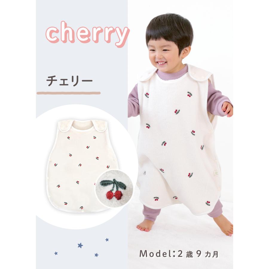 (ケラッタ) ふわもこイブル スリーパー 冬 軽くてあったか 赤ちゃん 新生児 ベビー 着る毛布 ブランケット 内側ガーゼ 寝たまま着せられる | kerata | 10