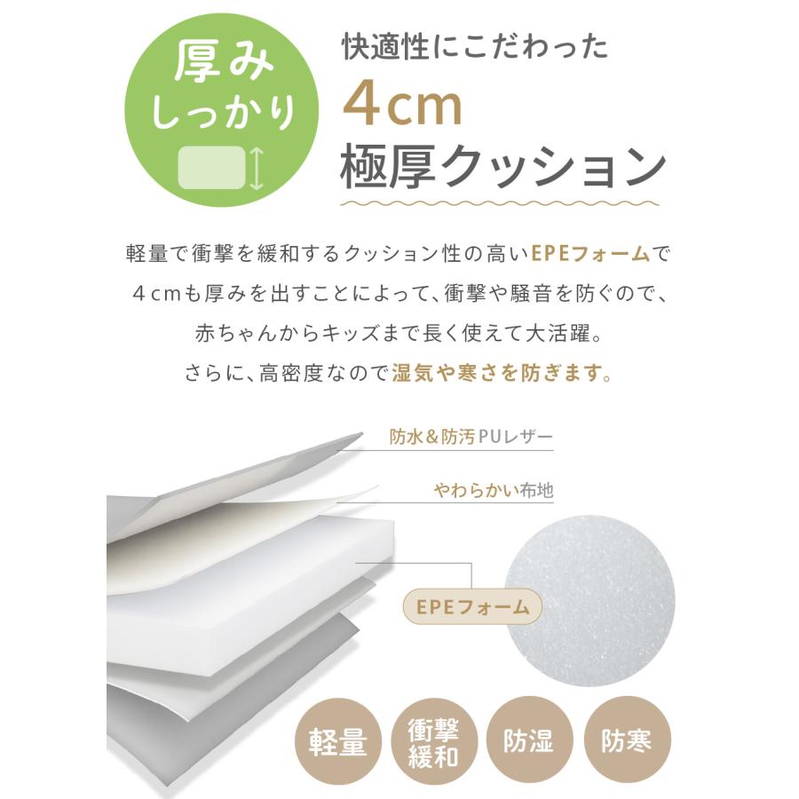 kerata (ケラッタ) プレイマット ベビー 折りたたみ 赤ちゃん kerata (ケラッタ) プレイマット ベビー 折りたたみ 赤ちゃん