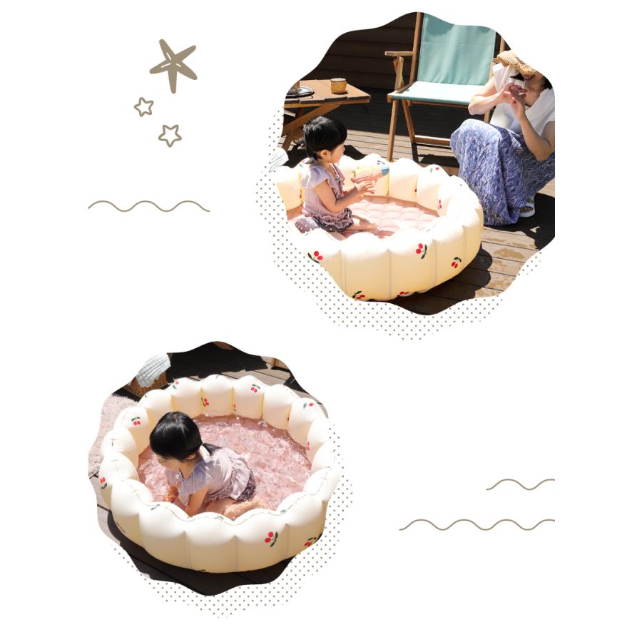 (ケラッタ) プール 子供 子供用 赤ちゃん ベビー 家庭用 水遊び 小さい 小さめ キッズプール 子ども イブル 100 25 100×25 ビニールプール ボールプール 丸形 |  | 13