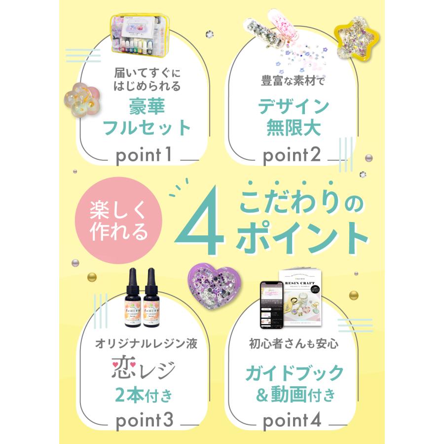 kerata（ケラッタ） レジンセット 初心者 子供 ライト付き スターター