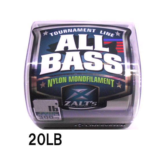 ラインシステム オールバス ナイロン 20LB : ルアーショップカーミット