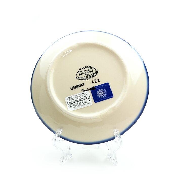 平皿φ16cm[K1101-DU422]【ポーリッシュポタリー[ポーランド食器・陶器