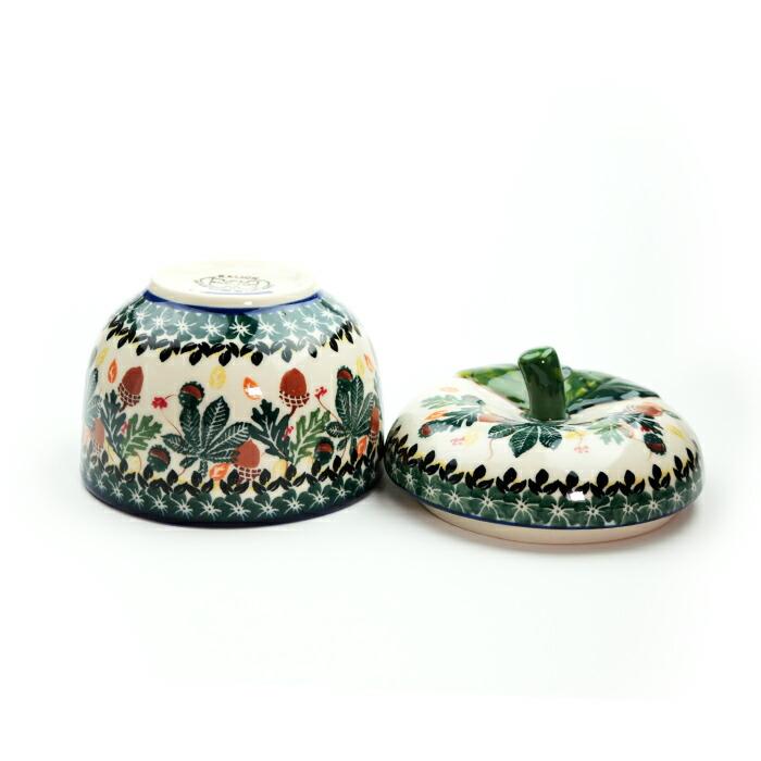 りんごポット[K628-DP109]【ポーリッシュポタリー[ポーランド食器