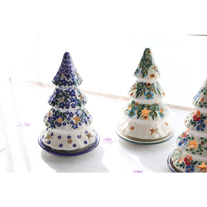 クリスマスツリー(M0911-B20B)【ポーリッシュポタリー[ポーランド食器
