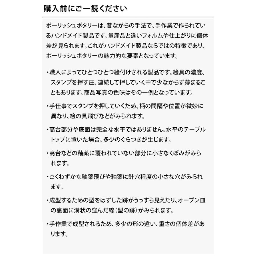 ボウルφ23cm(V076-U504)【ポーリッシュポタリー[ポーランド食器・陶器