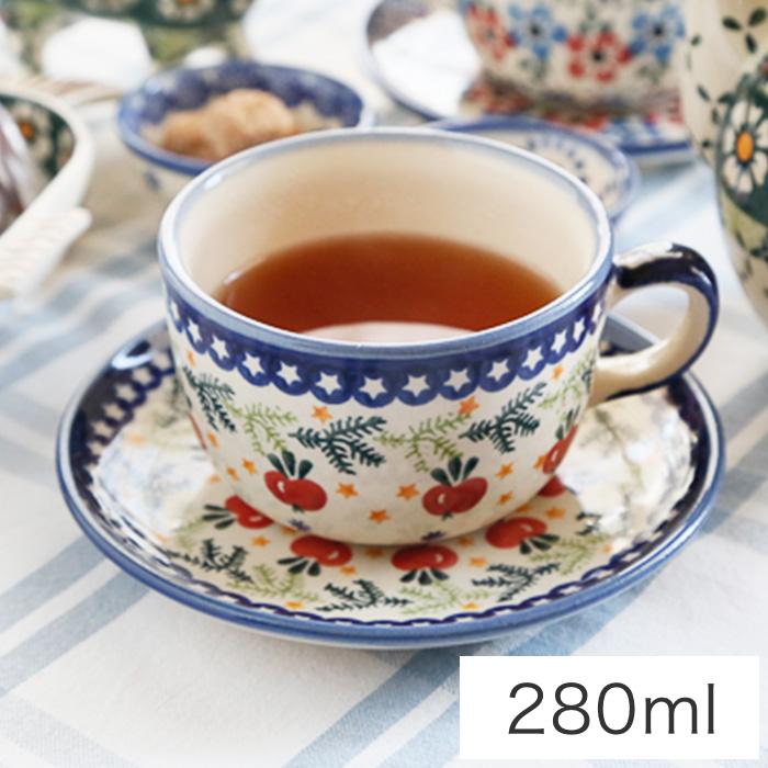 柔らかな質感の 新品❣️ポーランド食器 カップソーサー ポーリッシュ