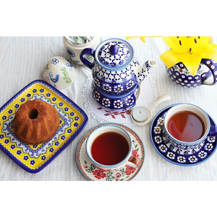 ティーポット・小[W501-25D]【ポーリッシュポタリー[ポーランド食器