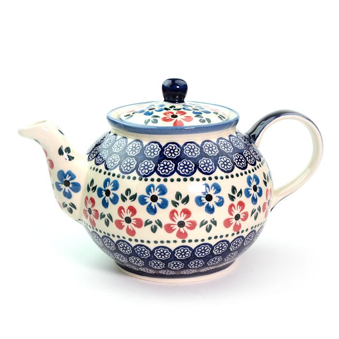 ティーポット・大[W504-166]【ポーリッシュポタリー[ポーランド食器