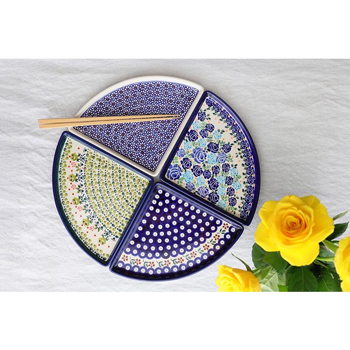 ピザプレート1/4(Z1830-167A)【ポーリッシュポタリー[ポーランド食器