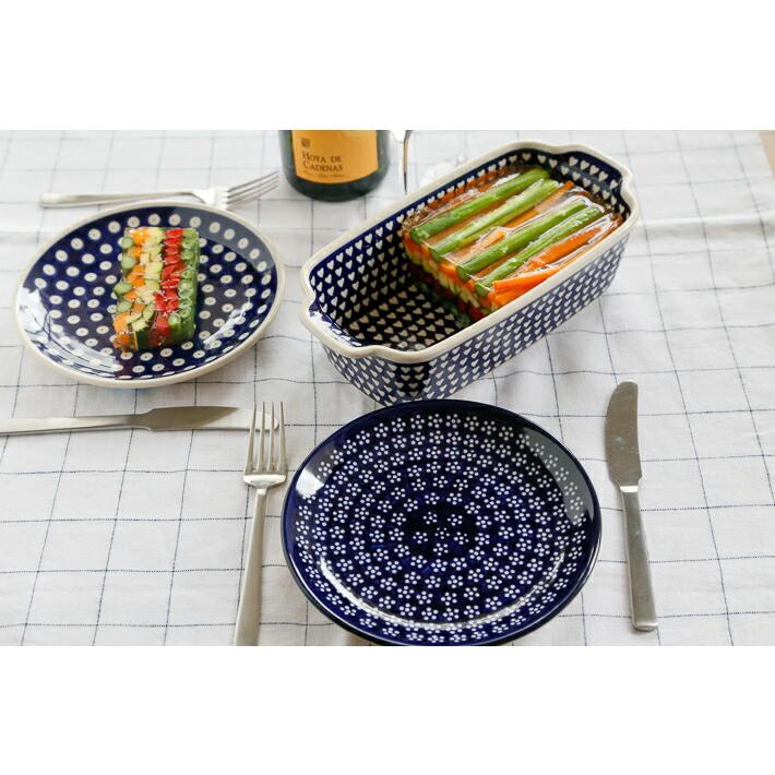 平皿φ19.5cm[Z814-226A]【ポーリッシュポタリー[ポーランド食器・陶器