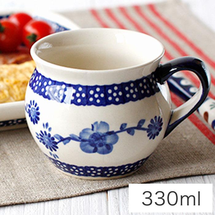 ポーリッシュマグ・大[Z911-273]【ポーリッシュポタリー[ポーランド