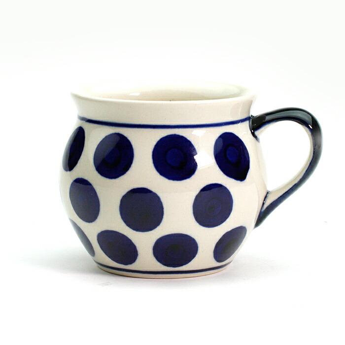 ポーリッシュマグ・大[Z911-61]【ポーリッシュポタリー[ポーランド食器