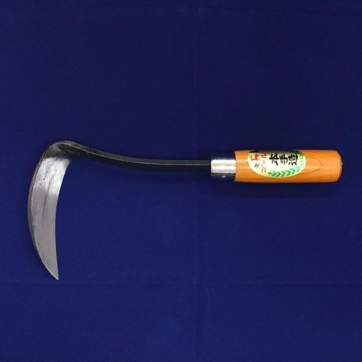 新品　ね鹿印 三日月鎌 　本格鉄　鋼　セット四本　芝刈　園芸　大工工具　現状品 鹿印 草取鎌 本手造 ミガキ 稲麦刈り 野菜収穫 雑草刈り 除草作業用