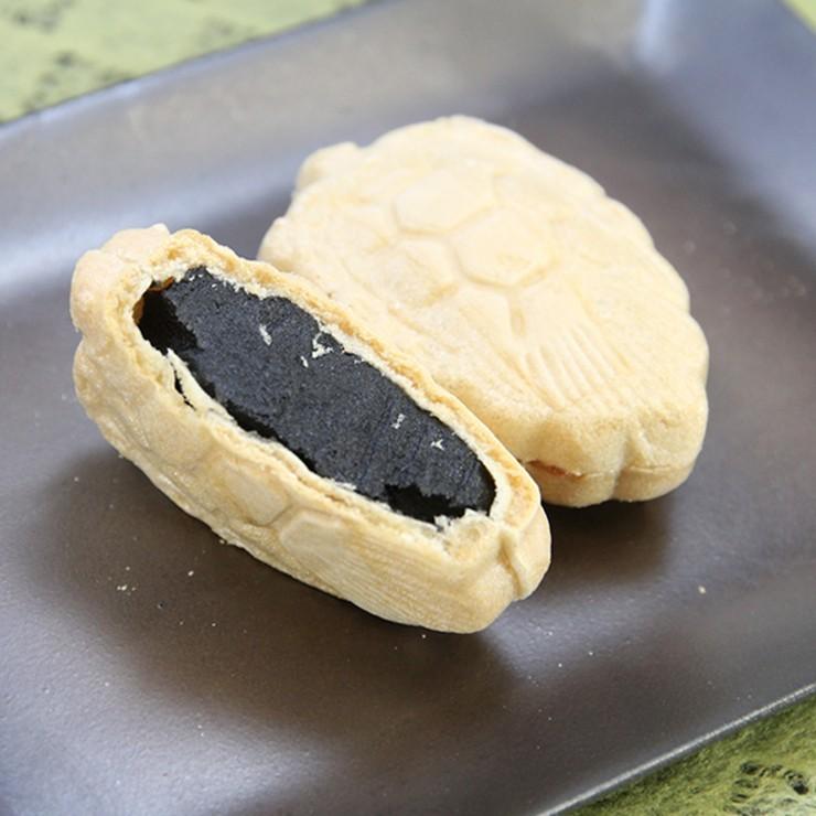 亀っこ万両10個入 和菓子 お彼岸 お返し もなか 最中 小倉 白餡