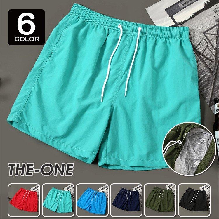 人気急上昇 水着 メンズ ポケット インナー付き 水陸両用 海パン 海水パンツ 水着 サーフショーツ 夏 Democracia Tv