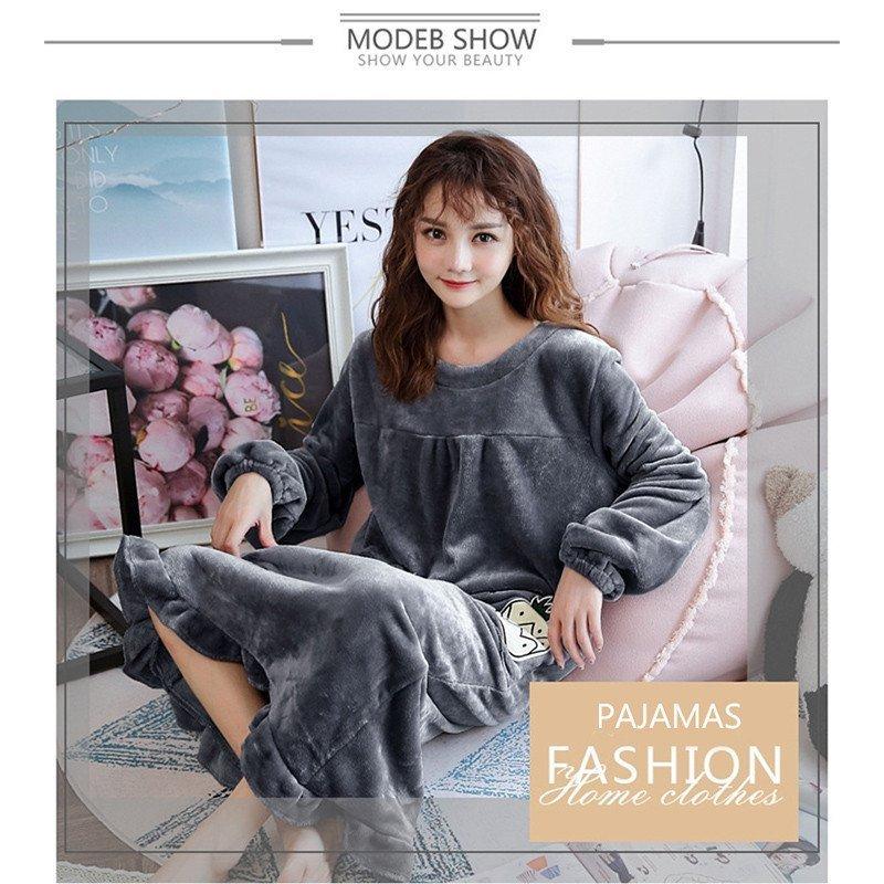 ルームウェア レディース ワンピース もこもこ パジャマ ワンピース レディース かわいい 長袖 秋冬 部屋着 ワンピース ロングワンピース マキシ 大流行中