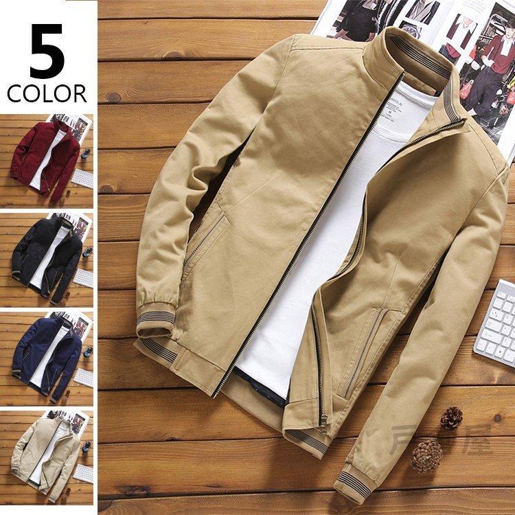 メンズファッション 22発売 ブルゾン メンズ ジャケット ミリタリージャケット アウター ジャンパー 秋服 スタンドカラー メンズアウター 30代 40代 50代 Dztyvwi3ox Www Totenka Com