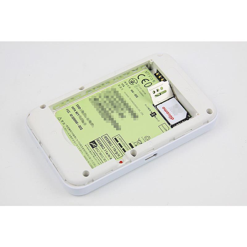 【中古】docomo Wi-Fi Station HW-02G LTE モバイル Wi-Fi ルーター docomo系格安SIMカードで利用可能 30日間保証 USED｜ketra｜05