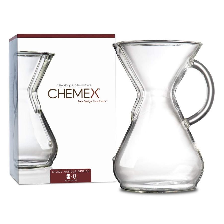 Chemexバンドル   8カップガラスハンドルシリーズ   100ctスクエアフィルター   専用パッケージ Chemex Bu 並行輸入品｜kevin-store｜04